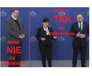 Zarząd lokalnego PiS popiera referendum, a poseł Giżyński z PiS nie!
