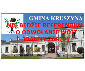 Nie będzie referendum w Kruszynie