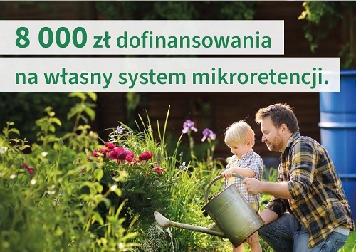 Łap deszczówkę z Programem Mikroretencja